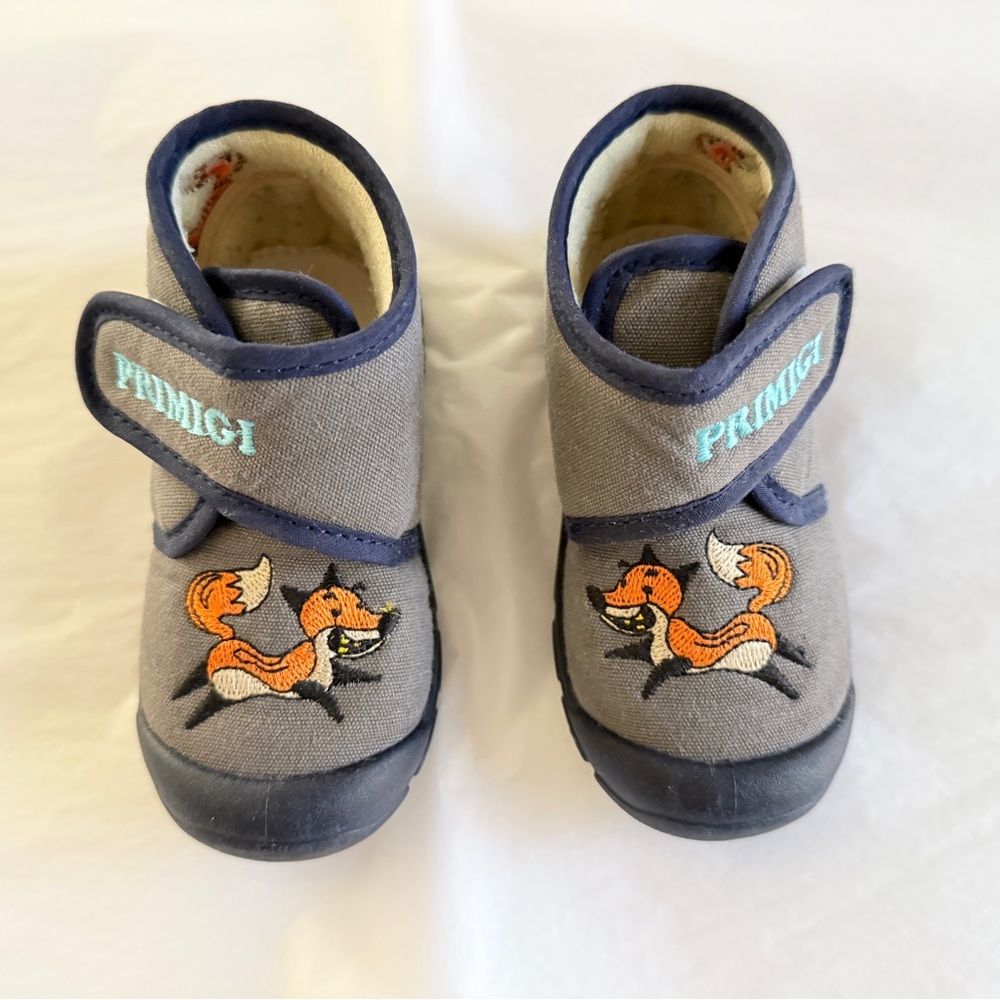Primigi Shoe Bootie Toddler - Brown with cartoon fox Size 22/ US Size 6